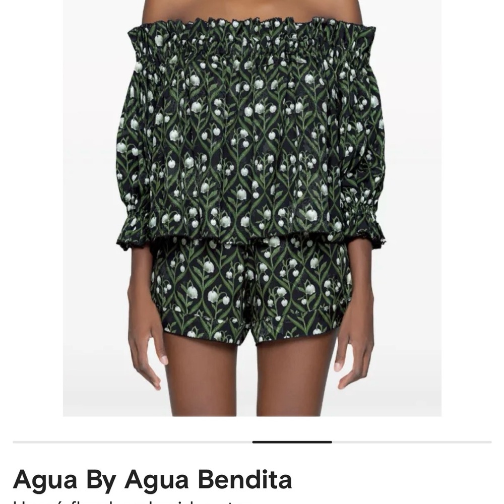 Agua By Agua Bendita Lilly of the Valley Urucu’ crop top medium. Stunning! - Picture 3 of 8